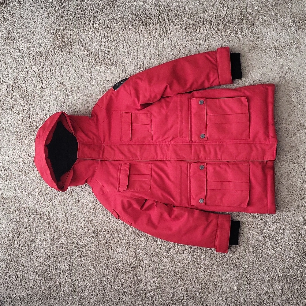 Authentic Nobis Little Yatesy Kids Long Parka - Red